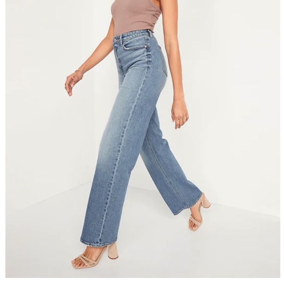 Old Navy Denim - NWT! Extra High-Waisted Wide-Leg Jeans for Women